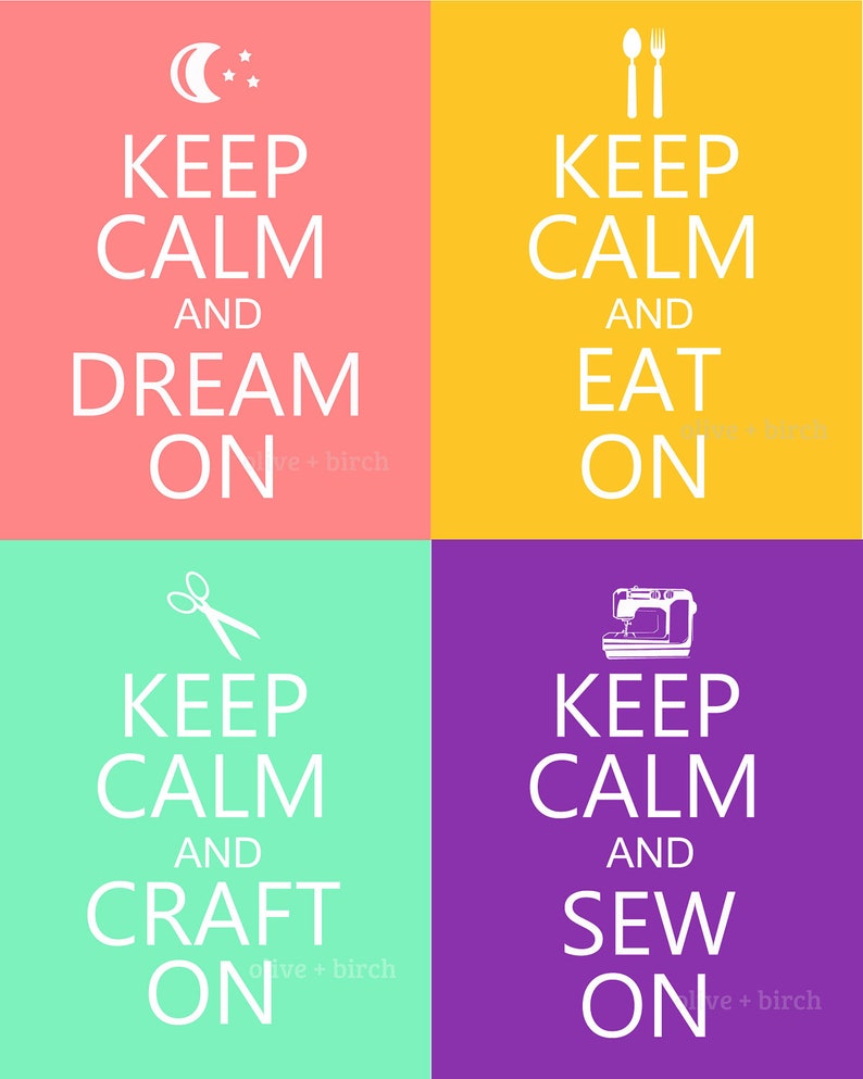 Custom Keep Calm Printable image 2