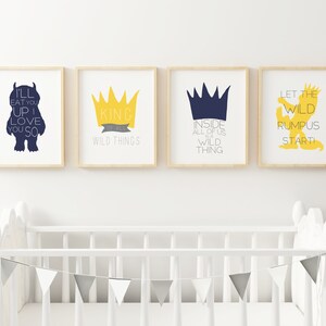 Where the Wild Things Are Nursery Printable, I'll Eat You Up I Love You So image 4