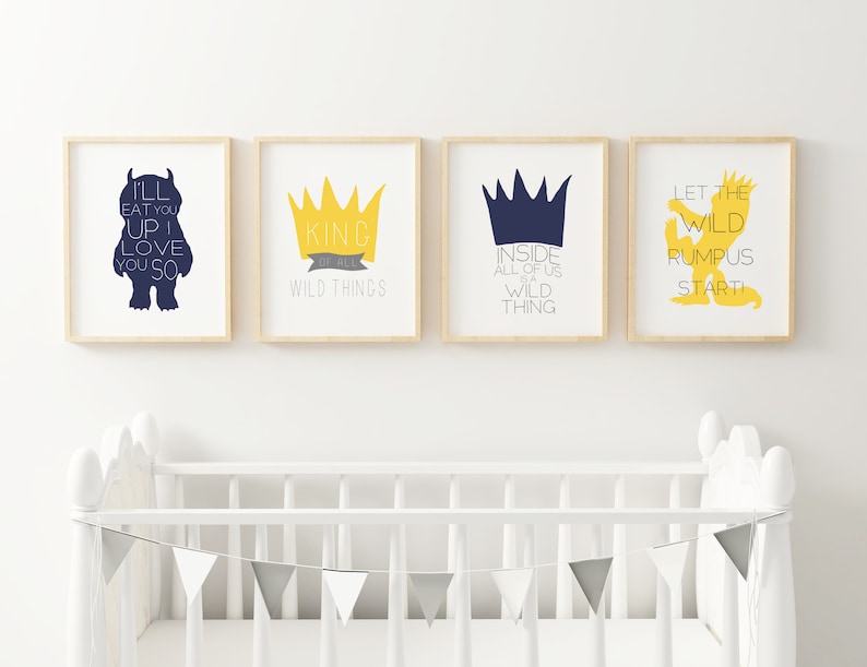 Where the Wild Things Are Nursery Printable, I'll Eat You Up I Love You So image 4