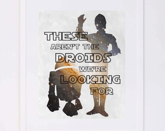 Star Wars, Droids Digital Printable