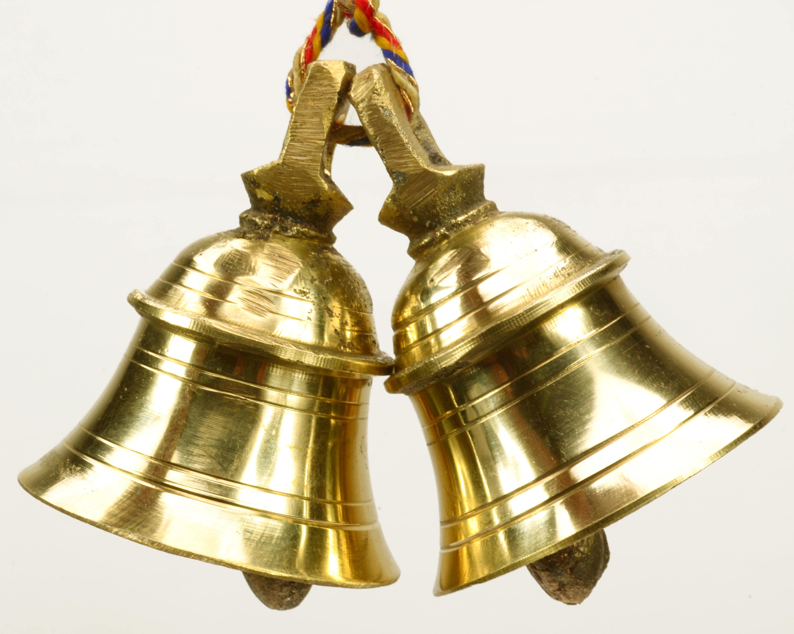 Pair 2 pcs Indian Decor Brass Bells Elephant Cow Camel Décor Etsy