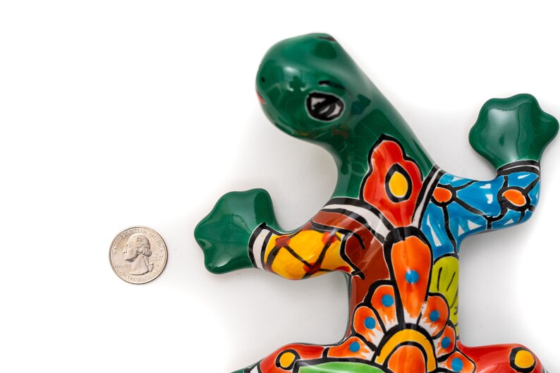 Talavera Ceramic Pottery Gecko Garden Sculpture Wall Art ...