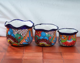 Oairse Ceramic Pots For Indoor Plants, 4.9 +5.7 Inch Set Of