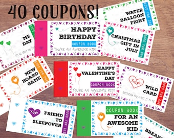 coupon book for dad love coupons father s day gift from etsy