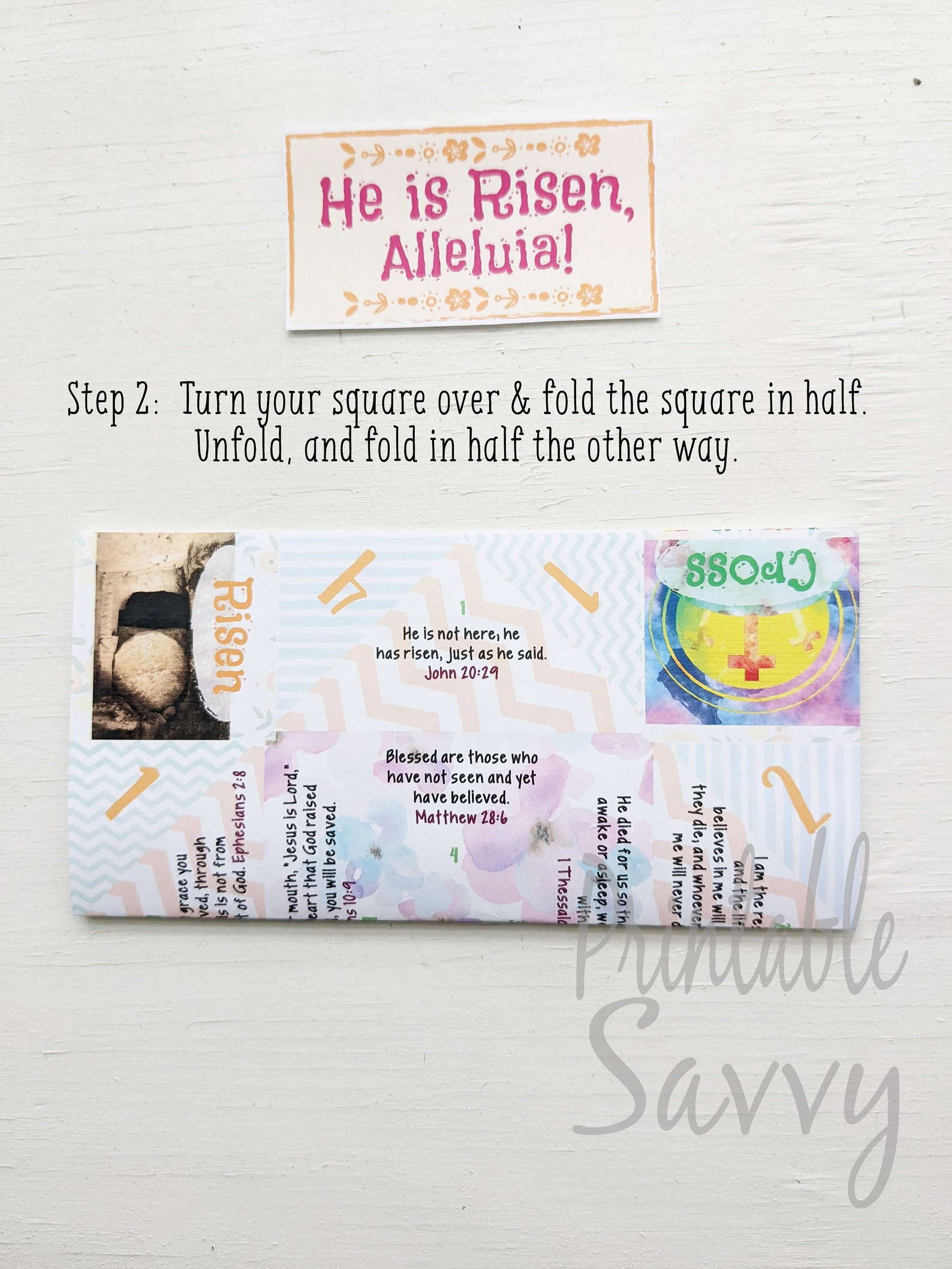 Easter Activity for Kids Fortune Teller Cootie Catcher - Etsy