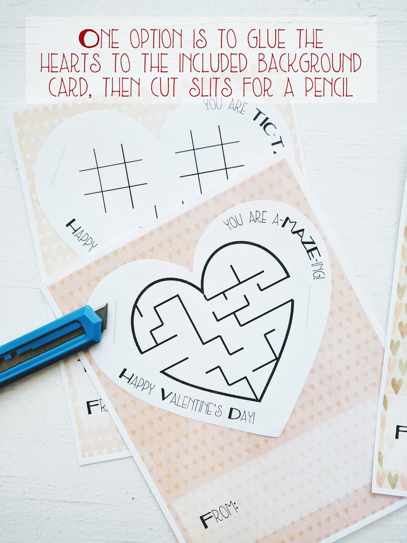 Valentine Cards for Kids Pencil Holder Valentines Teacher Etsy