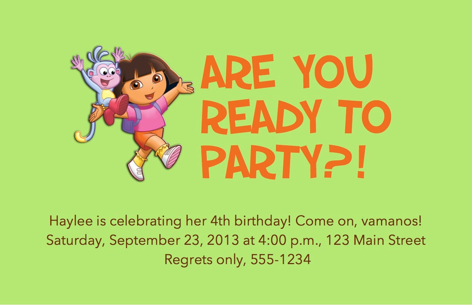 Bingo Dora the Explorer Game Cards & Calling Sheet Etsy