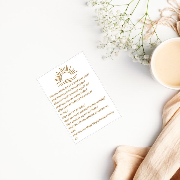 Morning and Night Reflection cards (digital product)