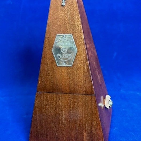 Fully Serviced Vintage Seth Thomas Wooden Wind-Up Metronome – Pristine Condition (B108)