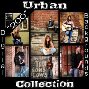 May include: A collection of 200 digital urban backgrounds. The backgrounds feature brick walls, graffiti, and doors. The backgrounds are perfect for photographers and graphic designers.