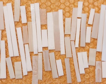 White Short:  Free Shipping, Stained Glass Strips, Mosaic Supply, Crafts, Half Pound, (B36-wms1)