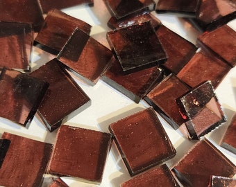 Purple Tile:  Free Shipping, Stained Glass, Mosaic Supply Half Pound, 1/2"x1/2" (B41-B)