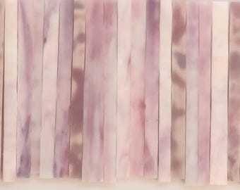 Pink / Purple: Stained Glass Mix, Mosaics Supplies, 1 Pound (B14-ppm)