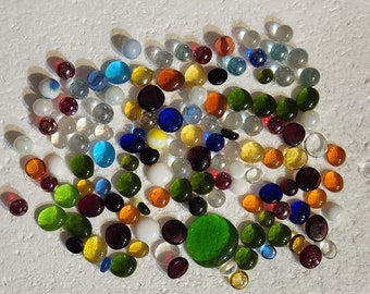 Jewels / Marbles / Nuggets Mix:  Free Shipping, Mosaic Supply, Art Crafts, One Pound Mixed (B14-jb)