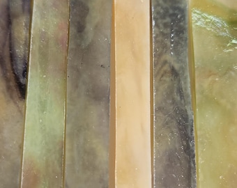 Painted Desert:  Stained Glass Strips, Mosaic Supply, One Pound, (B12-pdt)