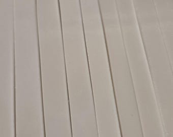 Pale Pink Opal:  Stained Glass Strips, Mosaic Supply, One Pound, (B14-ppop)
