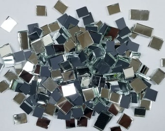 Mirror Tile:  Free Shipping, 6 Ounces, Mosaic Supply, Craft Projects (B41-C-2)
