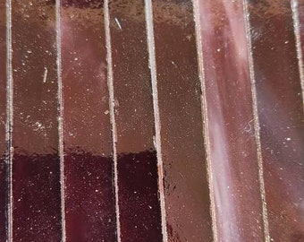 Purple Opal Wispy:  Free Shipping, Stained Glass Strips, Mosaic Supply, One Pound, (B16-dpo)