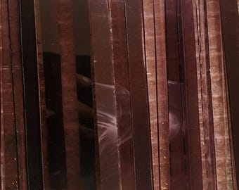 Purple Mixed:  Stained Glass Strips, Mosaic Supply, One Pound (B7-pm18)