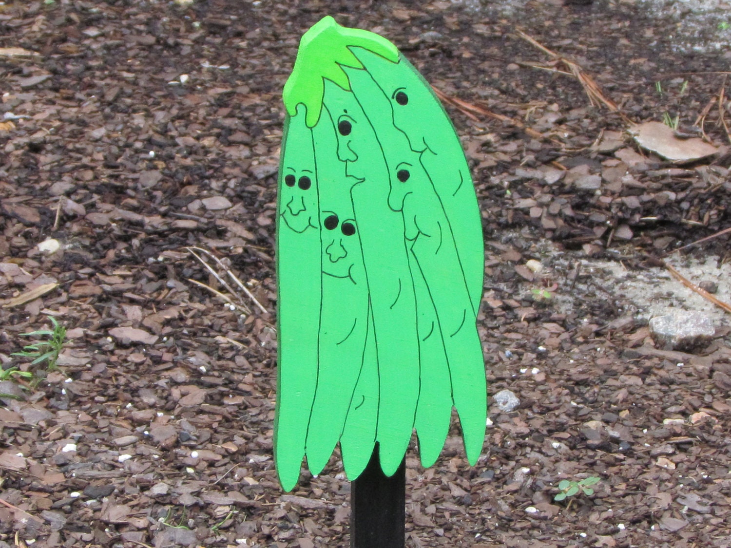 Vegetable Garden Marker The Bean Brothers Etsy