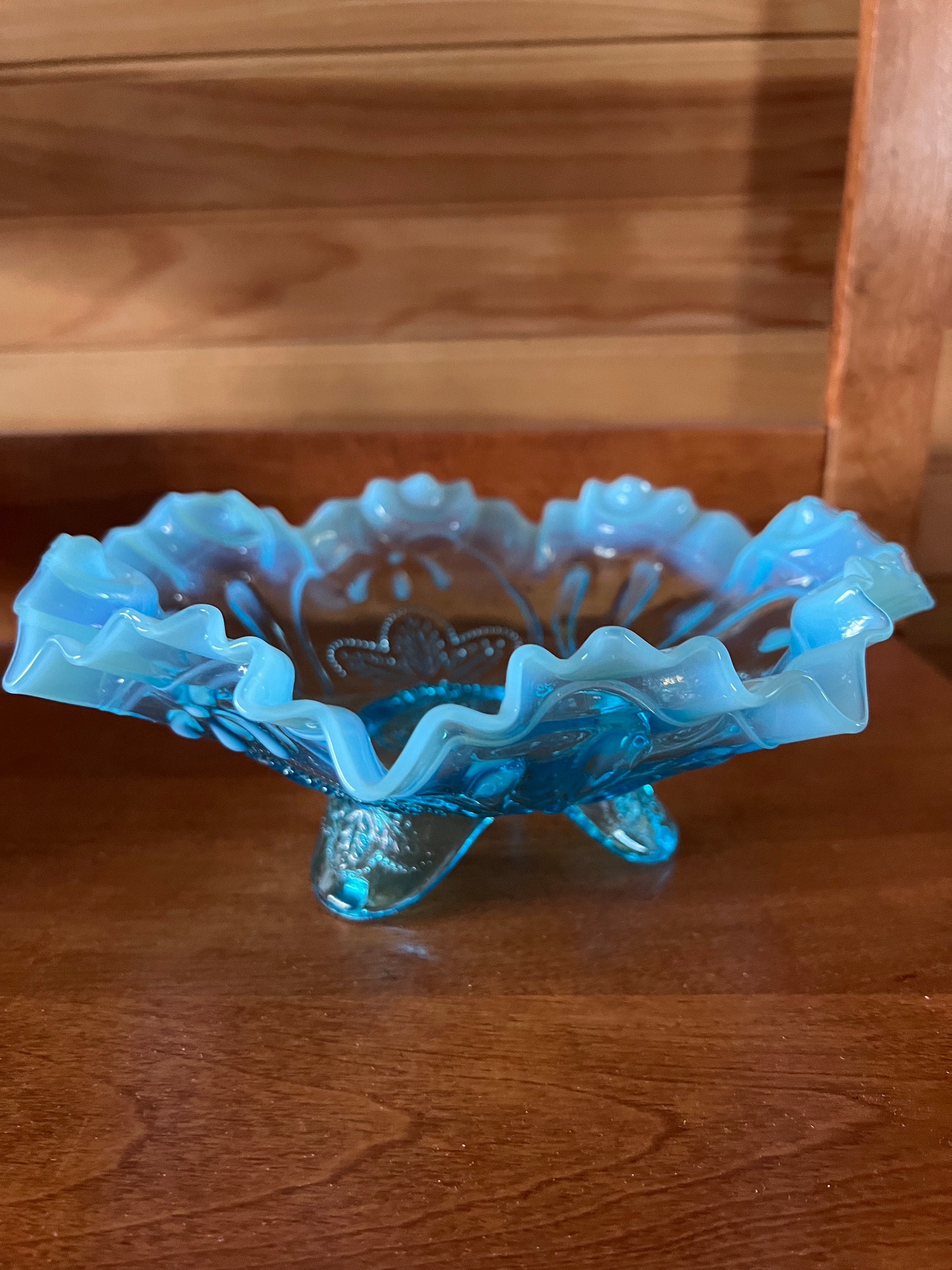 Blue Jefferson Glass - Etsy