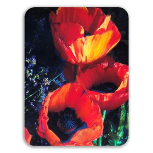 Beautiful artistic glass cutting board made from my art