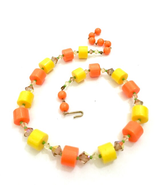 Vendome Bright Choker Necklace, Modernist Beads, … - image 3