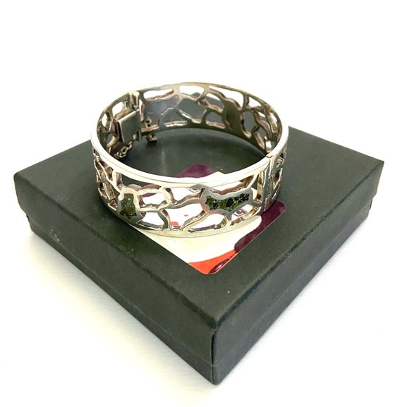 Vintage Miguel Melendez Sterling Silver Bangle Hi… - image 3