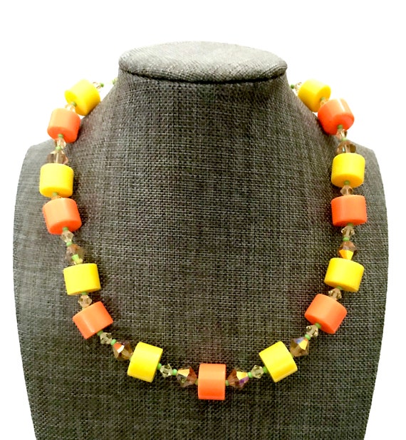 Vendome Bright Choker Necklace, Modernist Beads, … - image 4