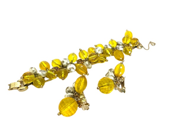 Rare Yellow Juliana Dangle Demi Parure Bracelet &… - image 5