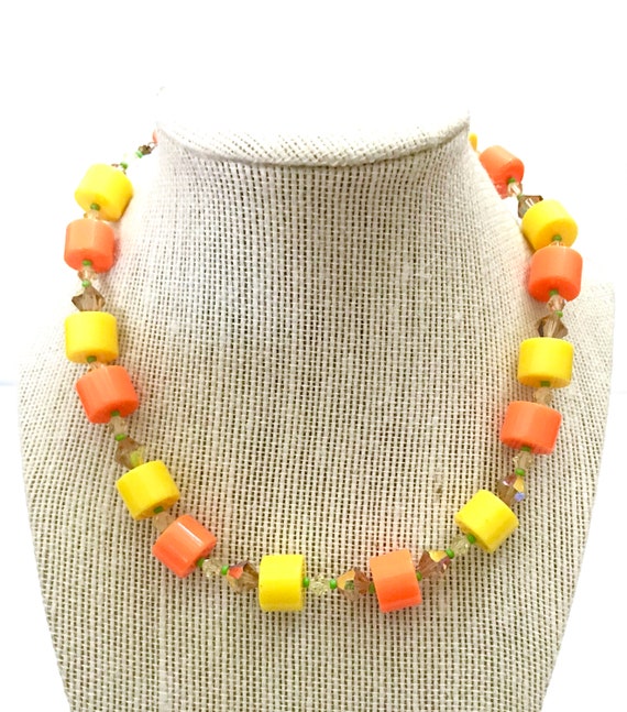 Vendome Bright Choker Necklace, Modernist Beads, … - image 6