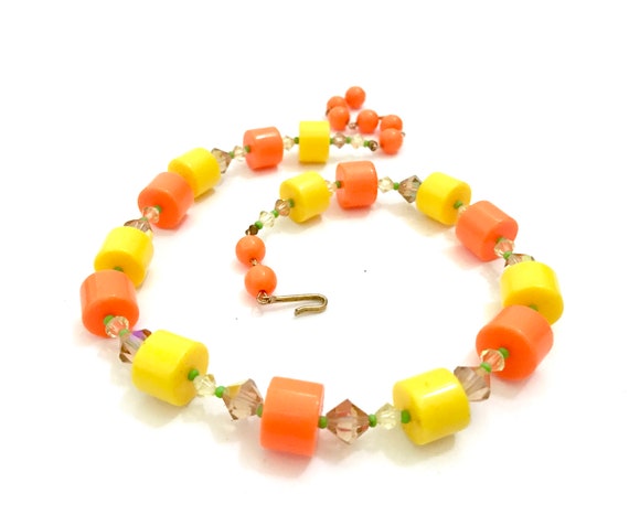 Vendome Bright Choker Necklace, Modernist Beads, … - image 2