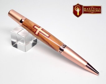 Handmade Pen -Templar Cross - quality Pen - custom pen - gift for him - birthday gift - gel pen