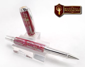 Handgemaakte pen met Abalone Shell