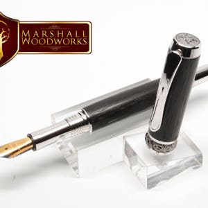 Pluma estilográfica - Pluma celta - Pluma hecha a mano - Pluma rollerball - pluma de madera - Pluma irlandesa - regalo para él - pluma fina - pluma rollerball - Pluma personalizada