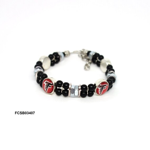 Nfl Atlanta Falcons Fan Bead Necklace 24 Sports Outdoors Fan Shop