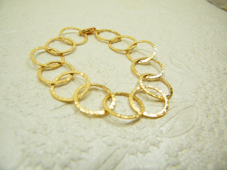 Gold bracelet loops bracelet