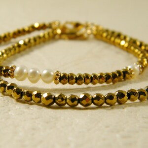 Castum order- hemetaite necklace 15 inch