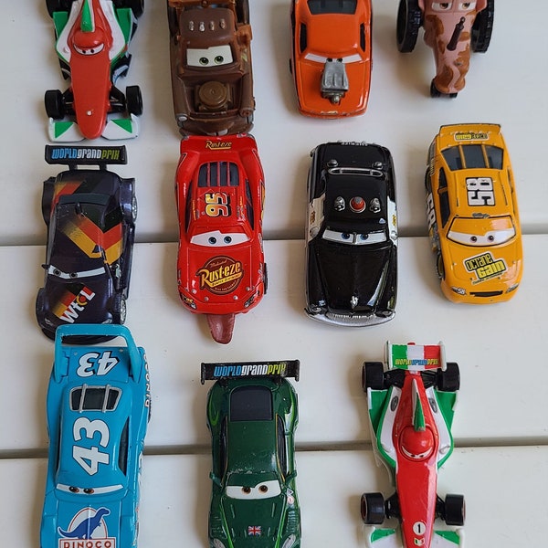 Disney Pixar Diecast Cars Lot Of 11 various Cars