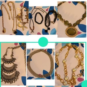 Vintage and modern Fashion jewelry lot of 17 pieces pre owned