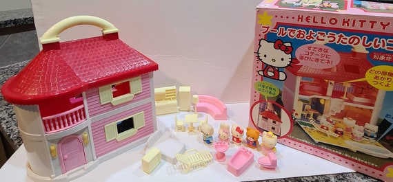 【1989年】貴重！HELLO KITTY★お道具箱★中古品【ヴィンテージ】 Hello Kitty / 1983 Vintage Video Call Toy - Pink Color