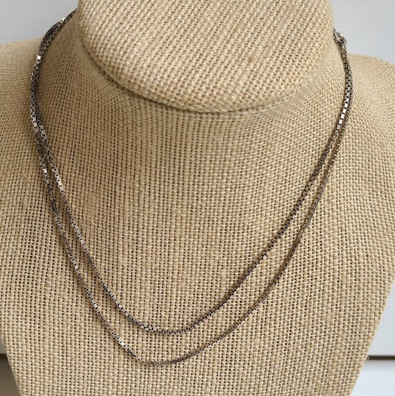 Vintage Sterling Silver 925 Italy chain 15" long
