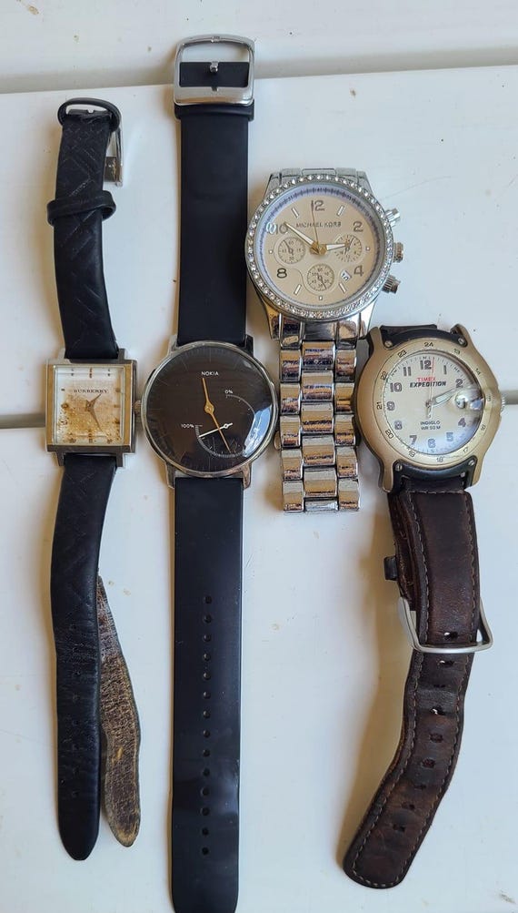 Lot Watch Part or Repair Michael Kors Nokia Timex Expedition Burberry Etsy Canada