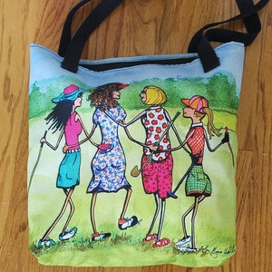 Golf gift for women friends gift 15x15 for women golfers gift bag golf bag golf women who golf girlfriends golf gift women's golf shop image 5