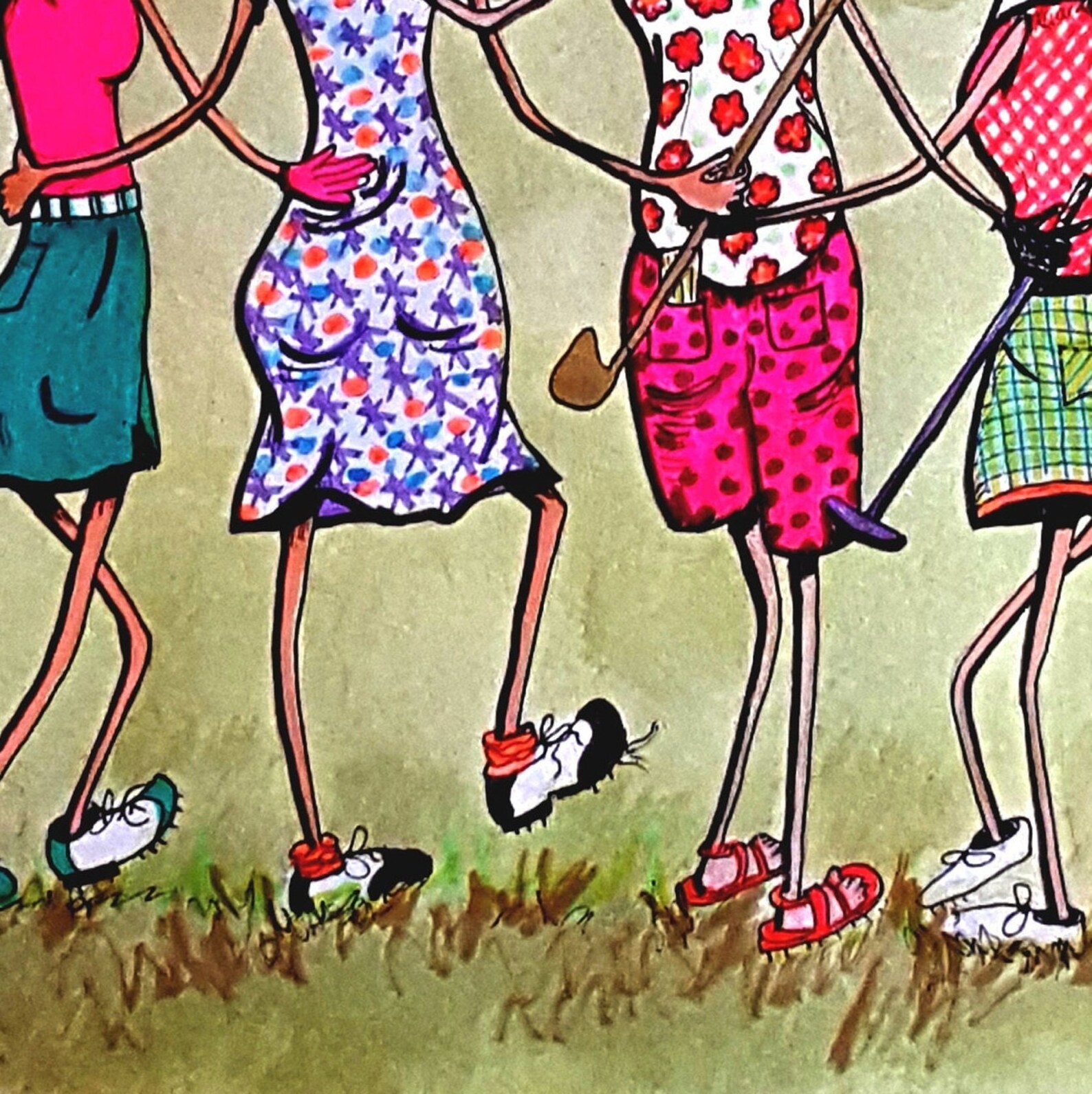 Golf Gift for Women Women Golf Gift Friends Golf Print Golf Ladies ...