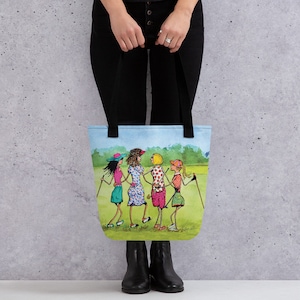 Golf Friends Tote Bag: Fun Women Golfers Gift