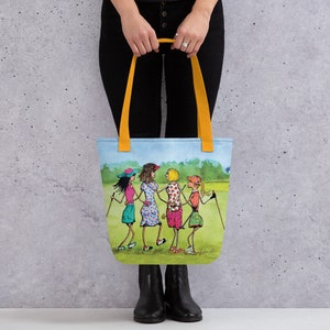 Golf gift for women friends gift 15x15 for women golfers gift bag golf bag golf women who golf girlfriends golf gift women's golf shop image 2