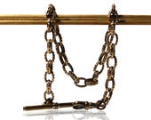 Vintage Charm Bracelet Or Antique Rolled Gold Pocket Watch Chain