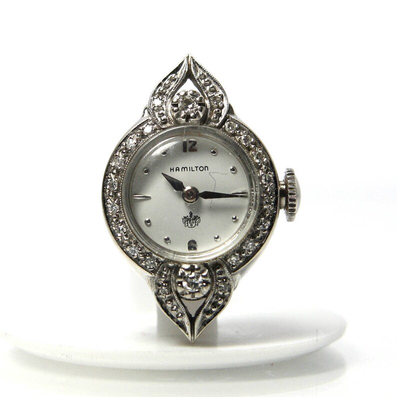 vintage hamilton ladies watch 14k