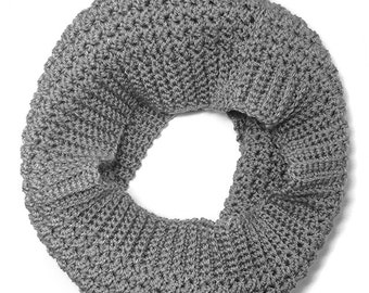 Pattern: Comfy Squares Textured Cowl Crochet Pattern PDF (Cowl Crochet Pattern by Little Monkeys Crochet) Cowl Crochet Pattern Easy Cowl